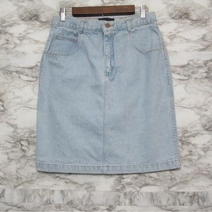 Vintage 80’s Giorgio Sant Angelo Denim Skirt Size 6